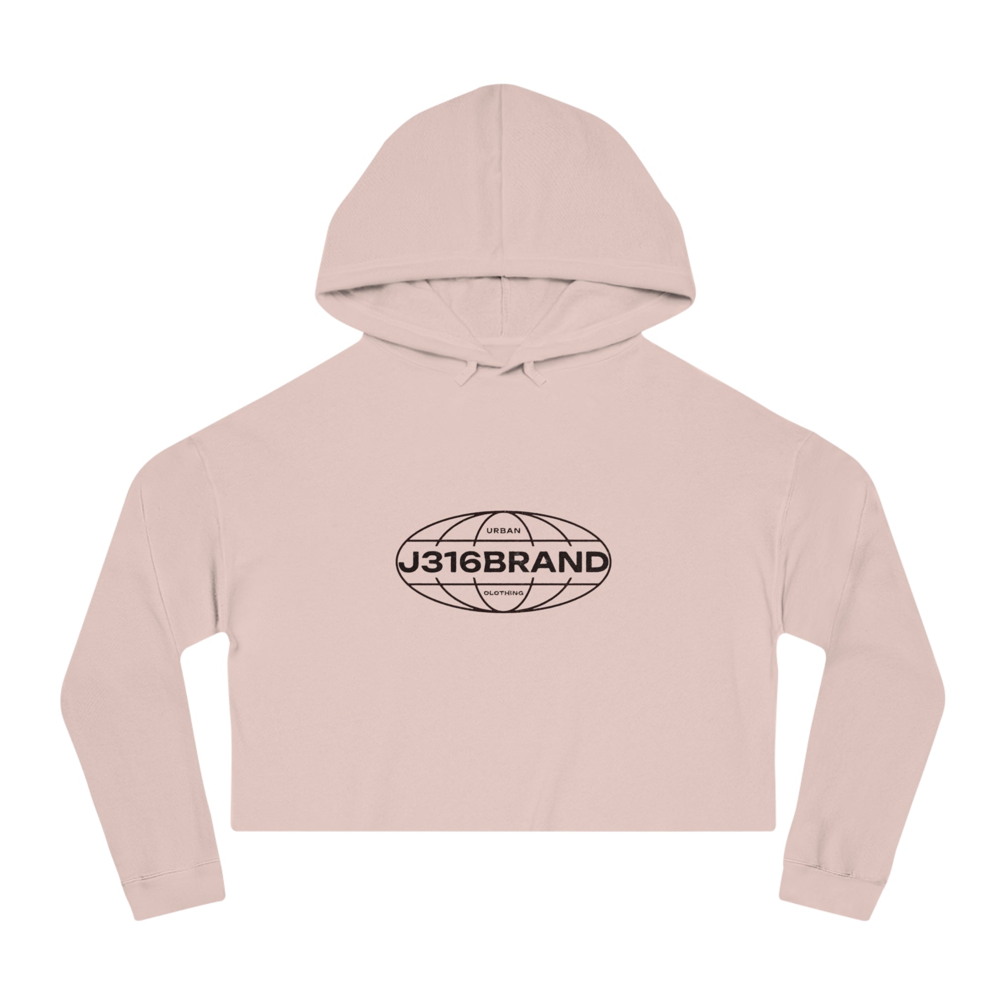 J316 Esfuérzate y se Valiente Cropped Hoodie
