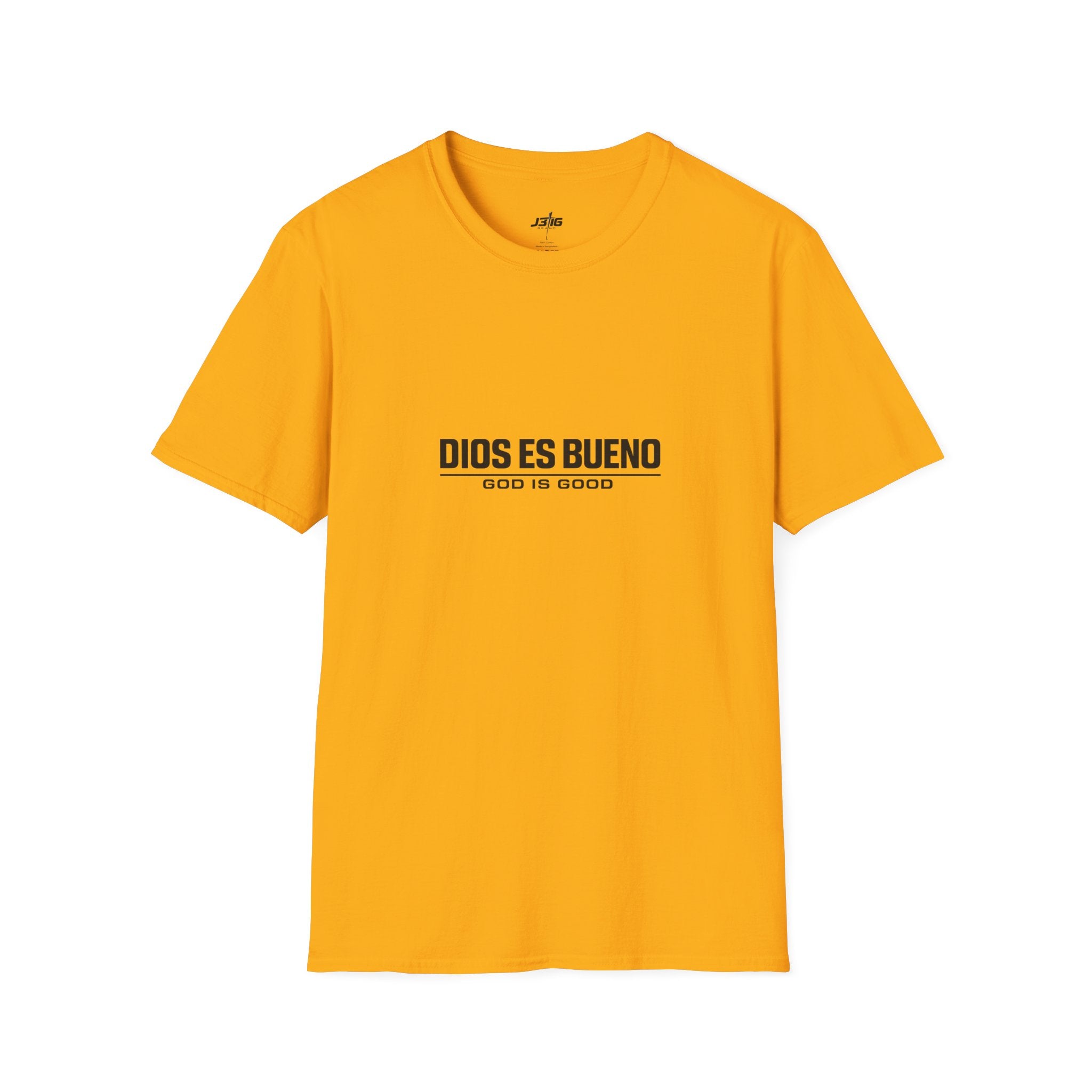 T-Shirt — "Dios Es Bueno / God Is Good" Minimal Faith Graphic
