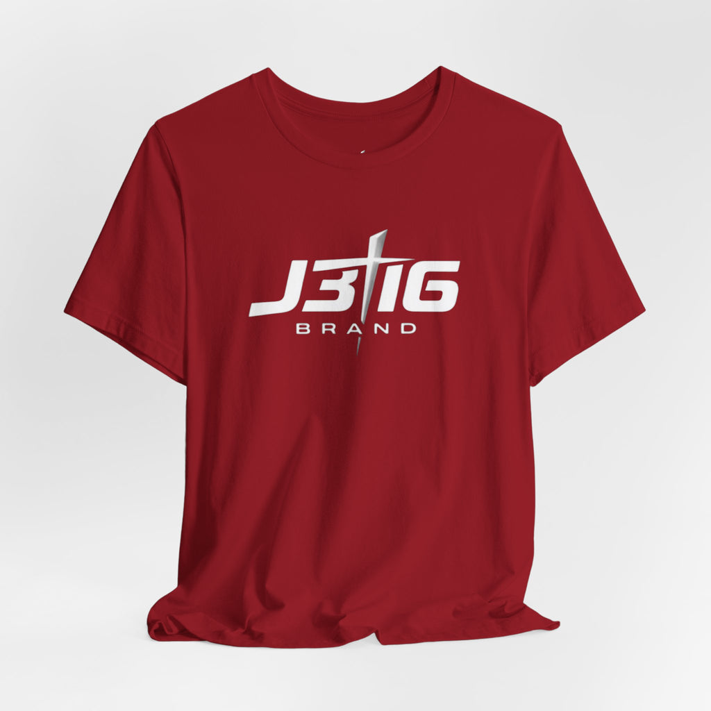 J3T6 Brand Logo Tee - Men's Heathered Graphic T-Shirt