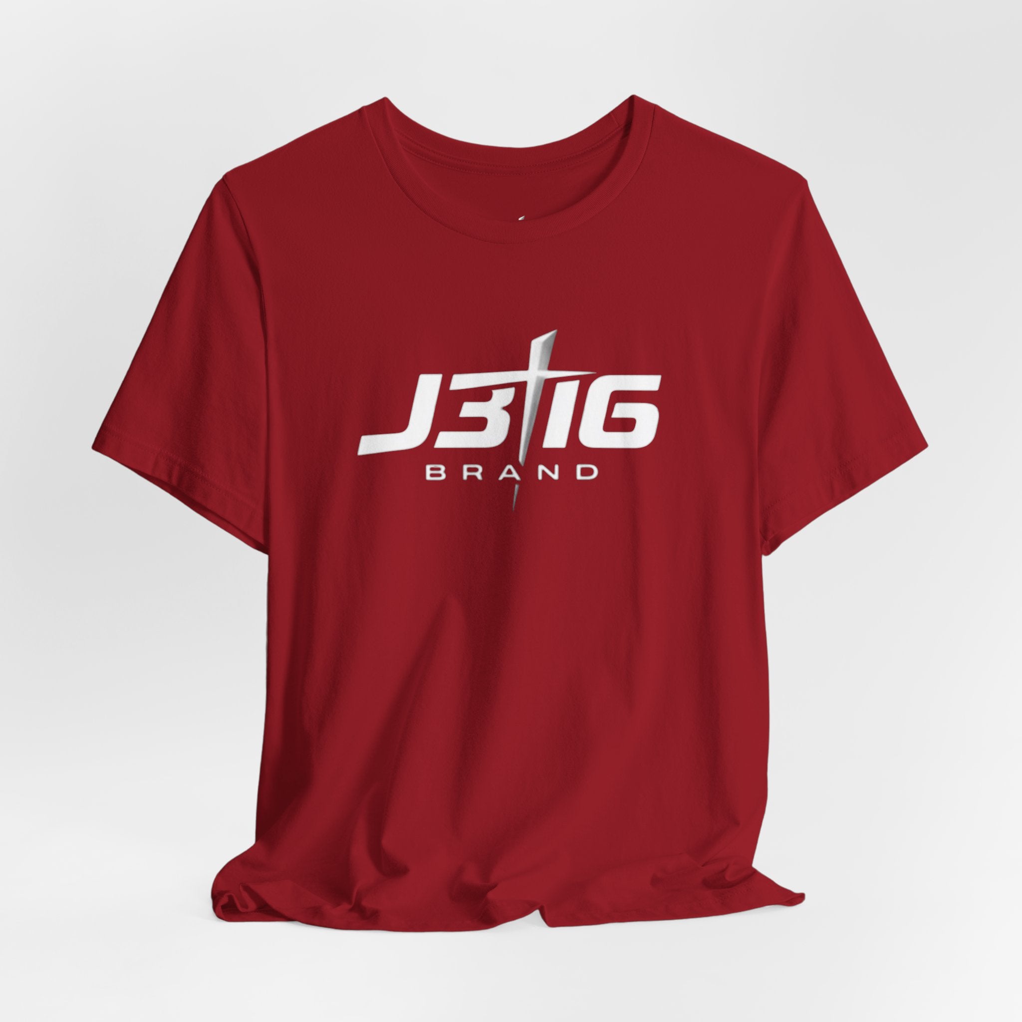 J3T6 Brand Logo Tee - Men's Heathered Graphic T-Shirt