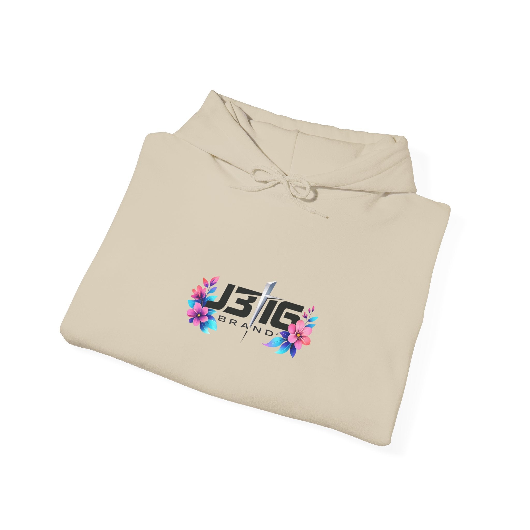 JSIG Logo Hoodie — Floral Accent Graphic Pullover