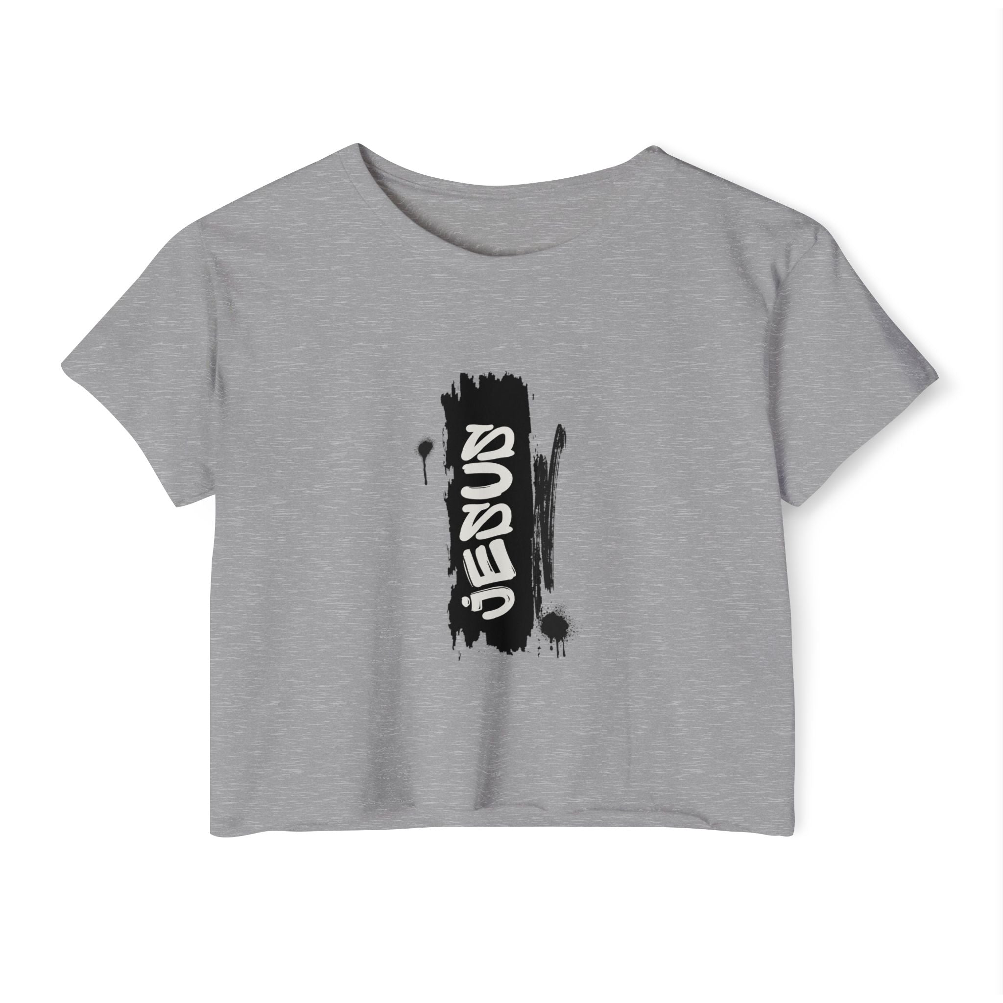 J316 Jesus Womens Crop Top