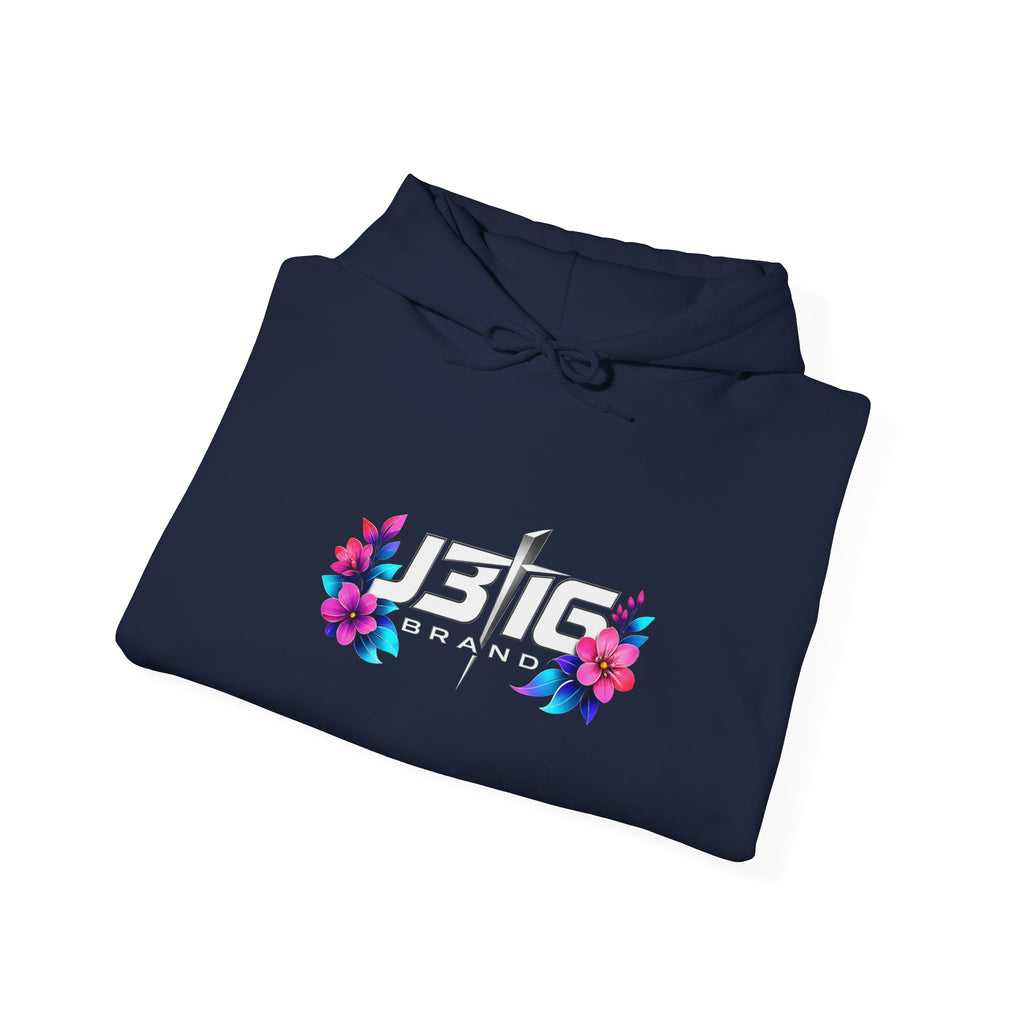 J316 Floral Logo Hoodie Dark