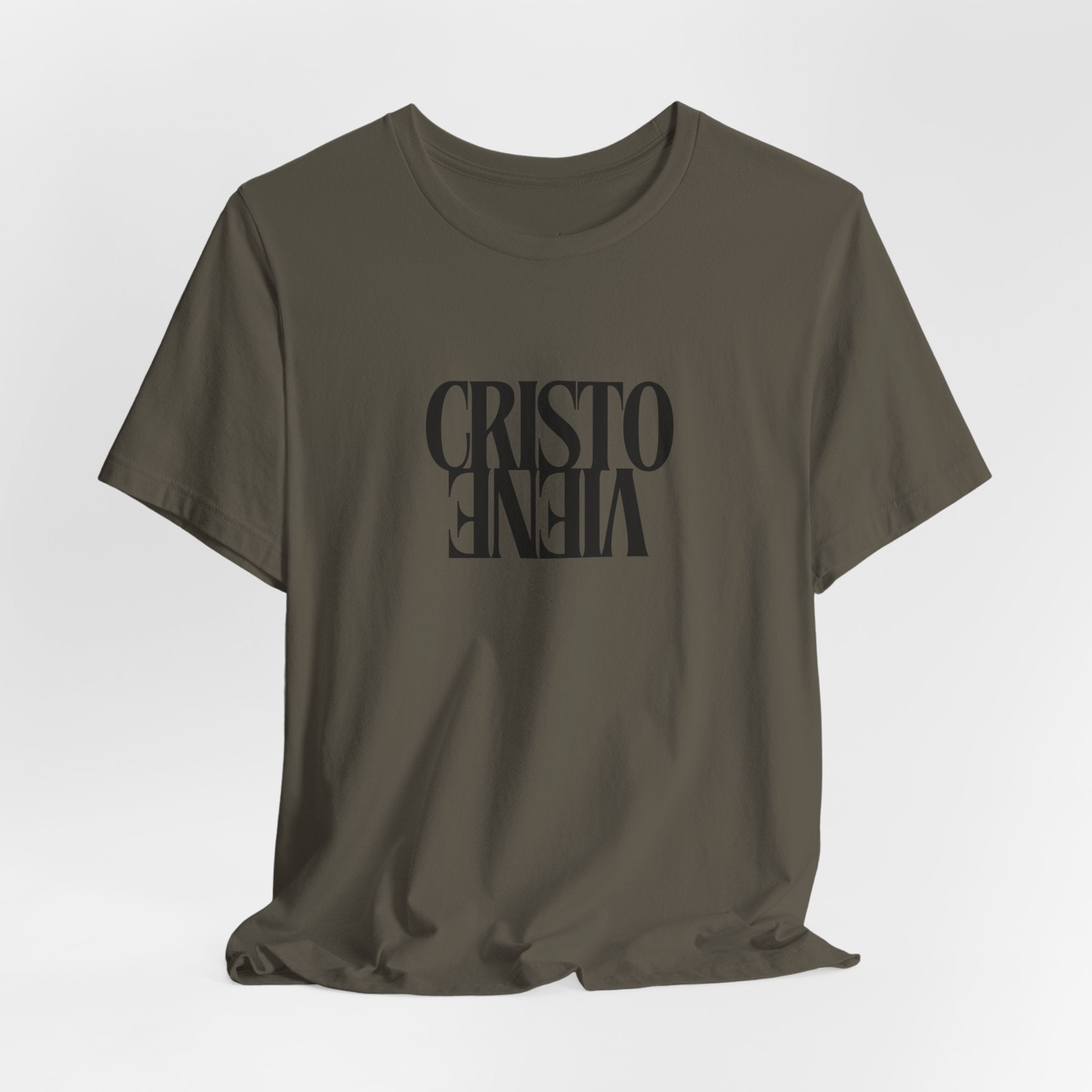 Cristo Viene Tee — Religious Faith Christian Graphic T-Shirt