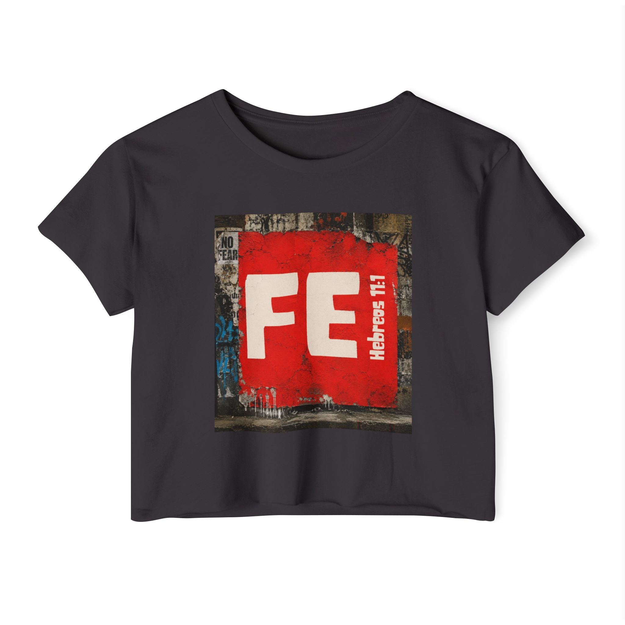J316 FE Womens Crop Top Dark