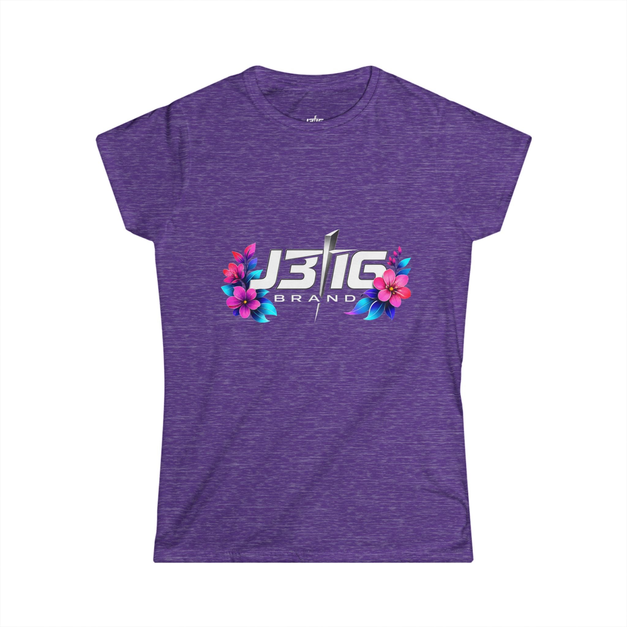 Women's Tee — 'JBIG Brand' Floral Logo Graphic Shirt