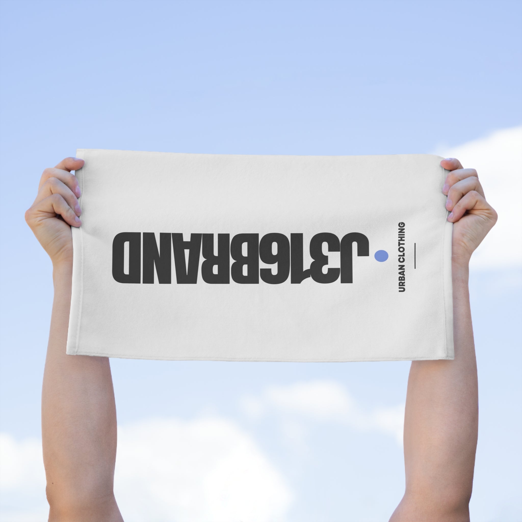 J316Brand Vertical Logo Towel