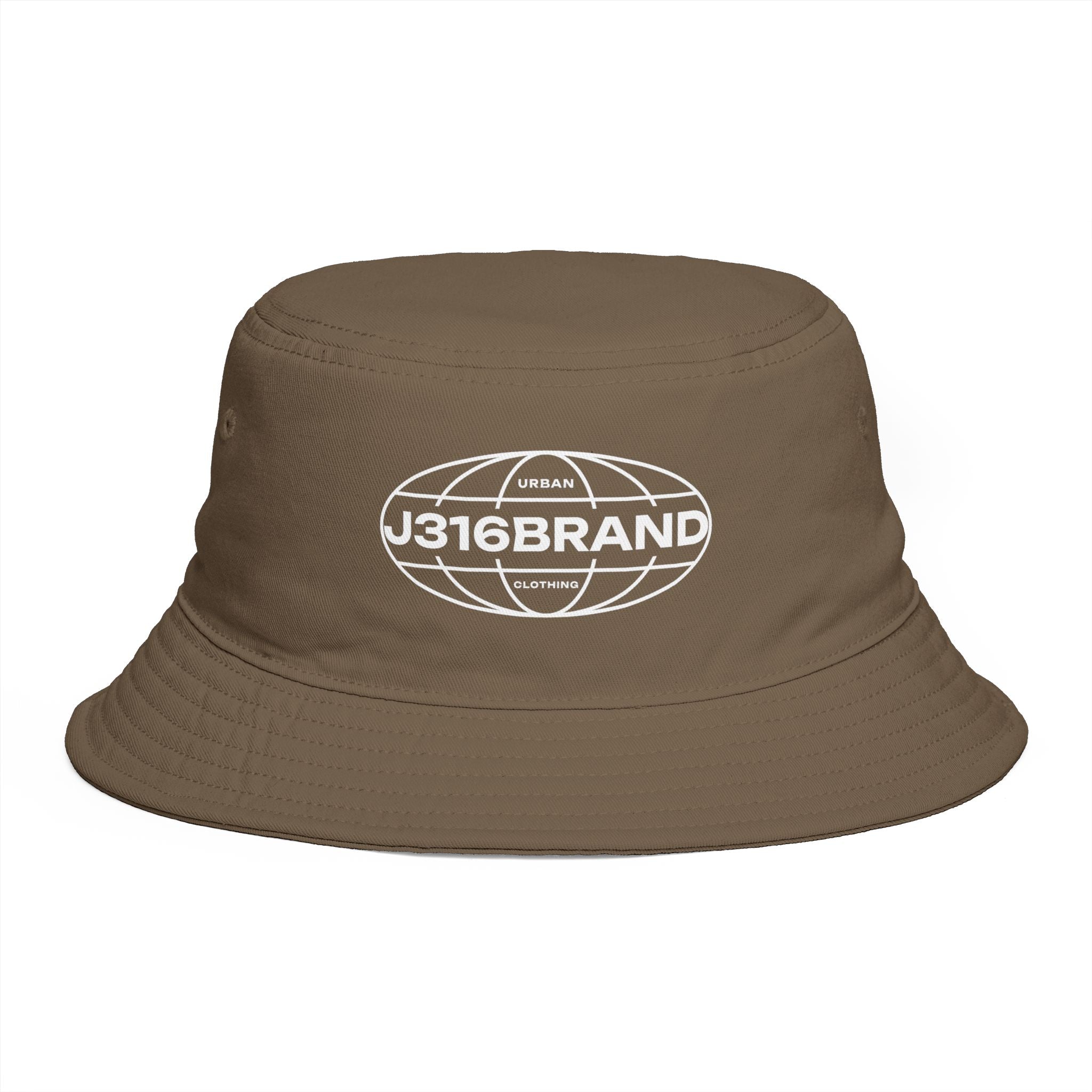 J316 Globe Logo Bucket Hat