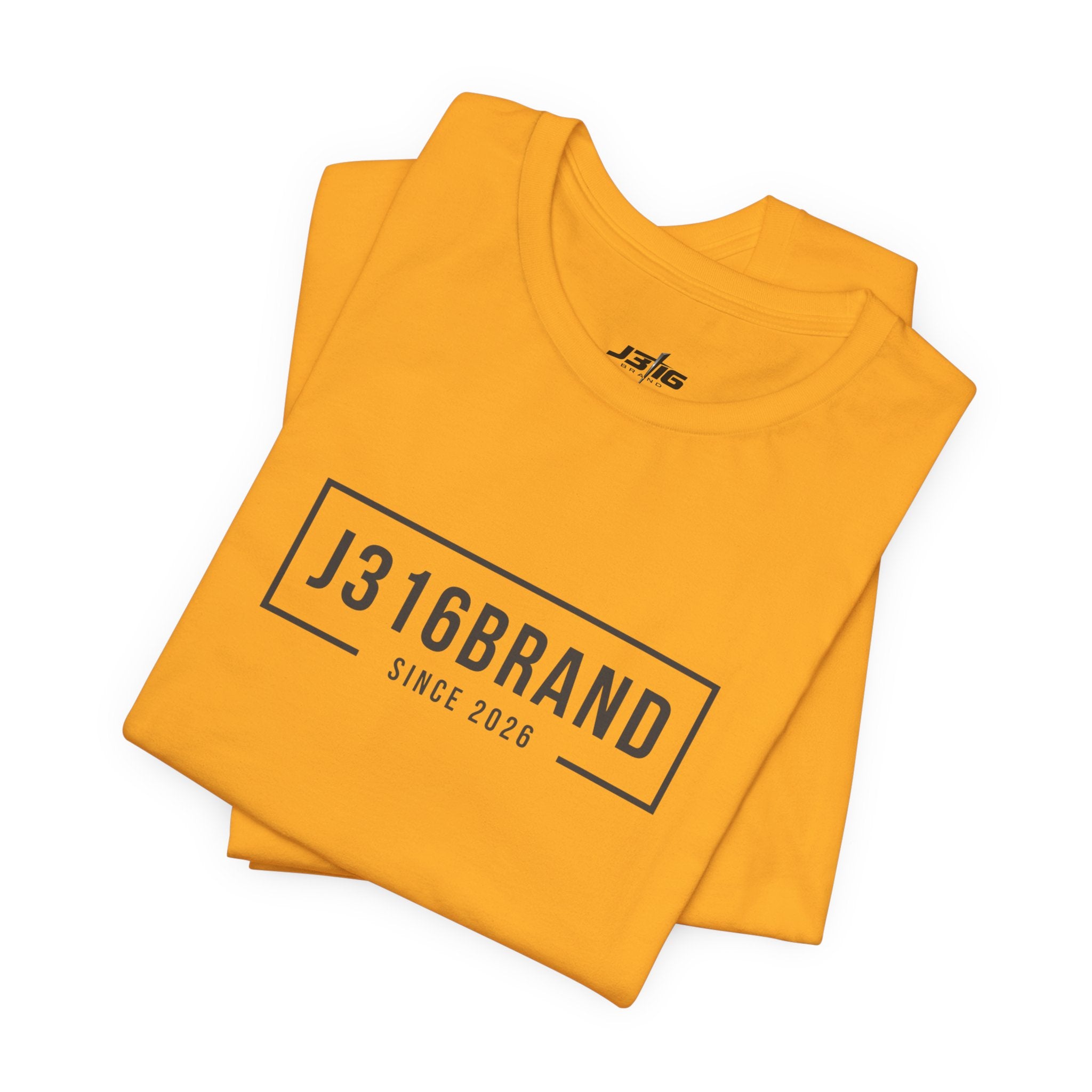 J316BRAND Graphic Tee — Minimal Box Logo T-Shirt
