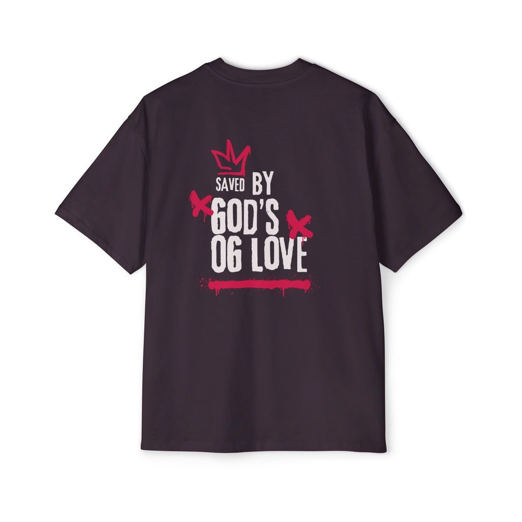 J316 Saved by Gods OG Love Oversized Dark