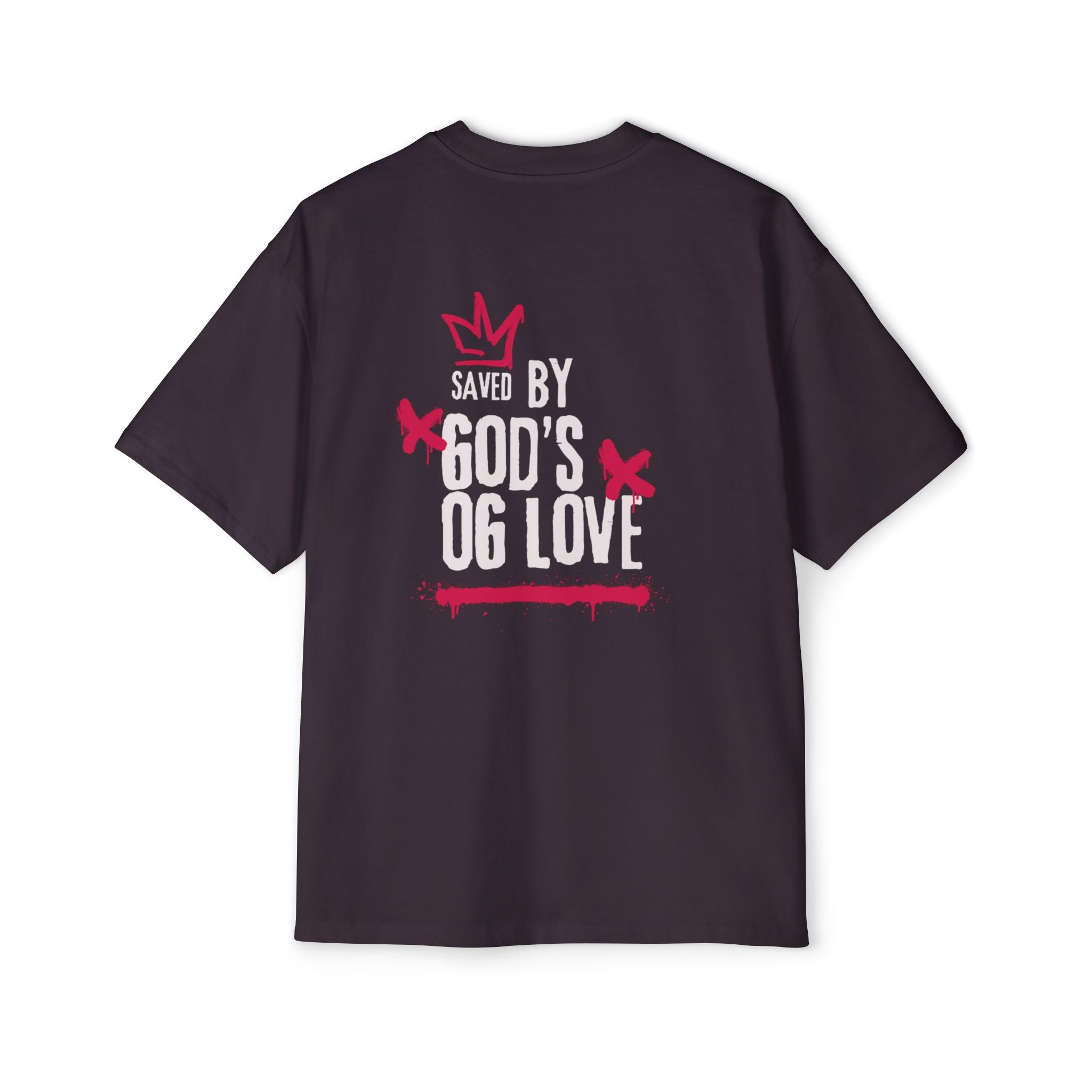 J316 Saved by Gods OG Love Oversized Dark