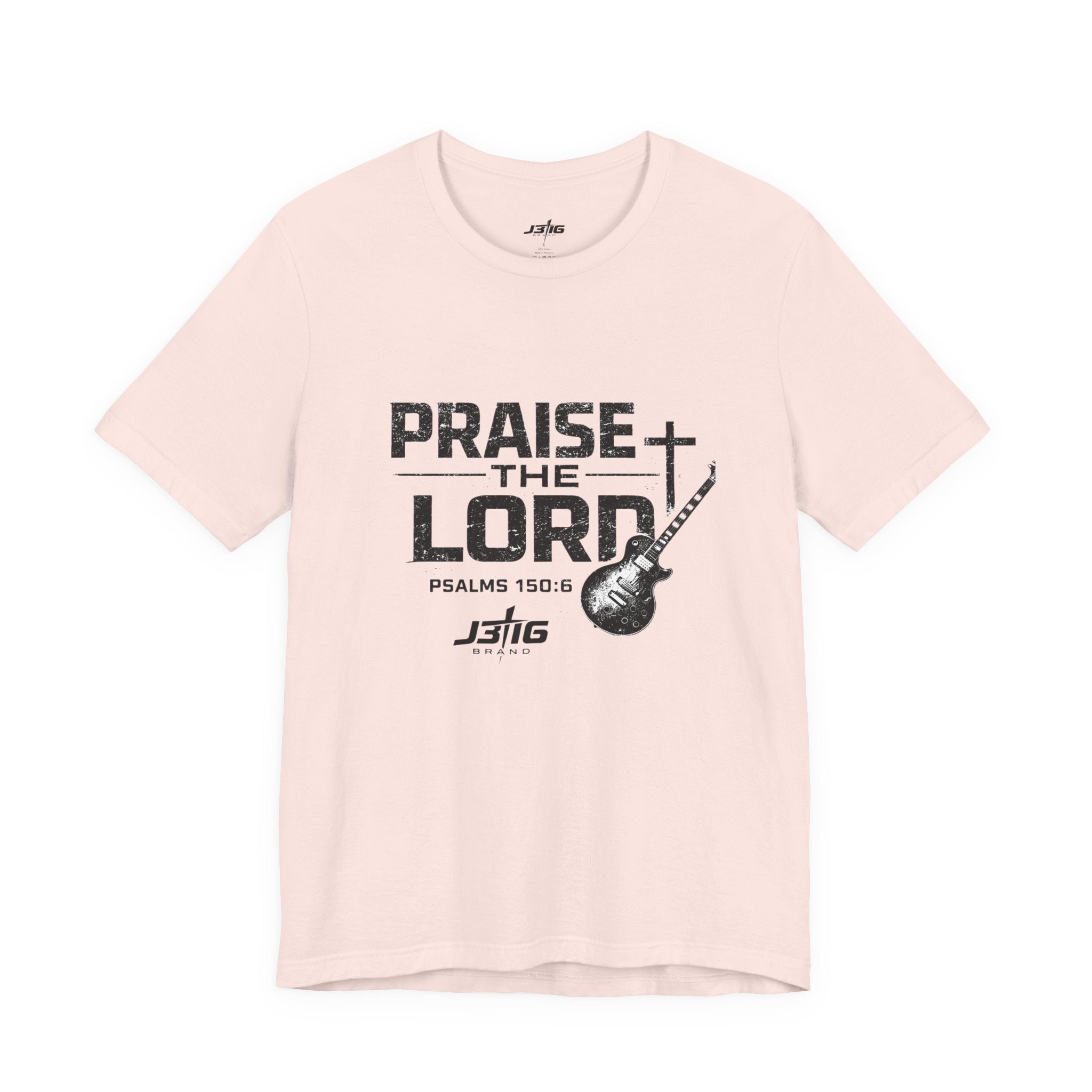 Praise the Lord T-Shirt – Psalms 150:6 Christian Guitar Worship Tee
