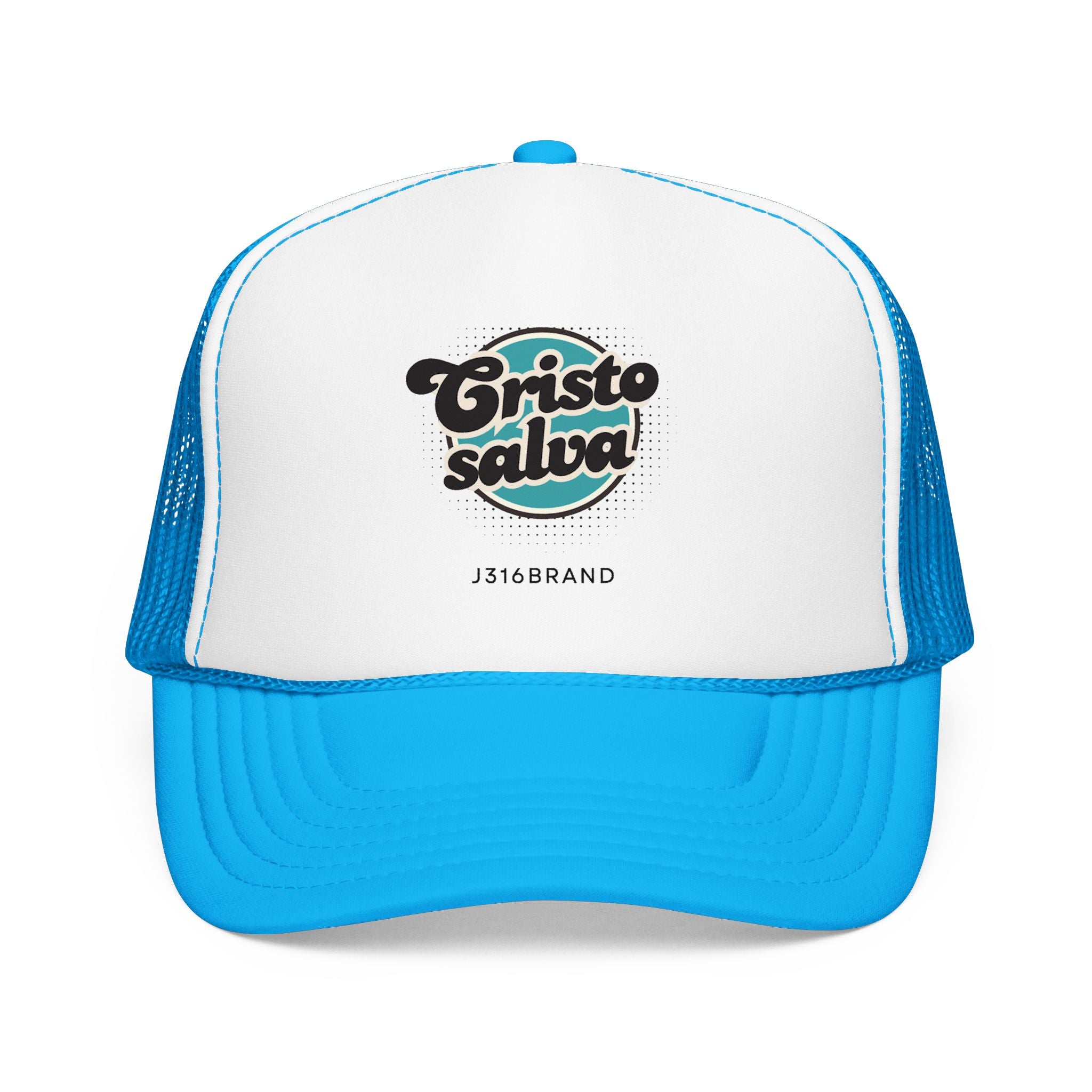 Cristo Salva Foam Trucker Hat