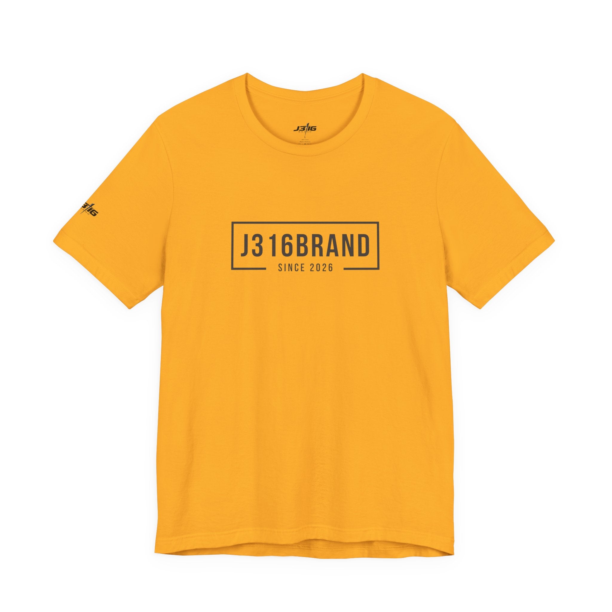 J316BRAND Graphic Tee — Minimal Box Logo T-Shirt