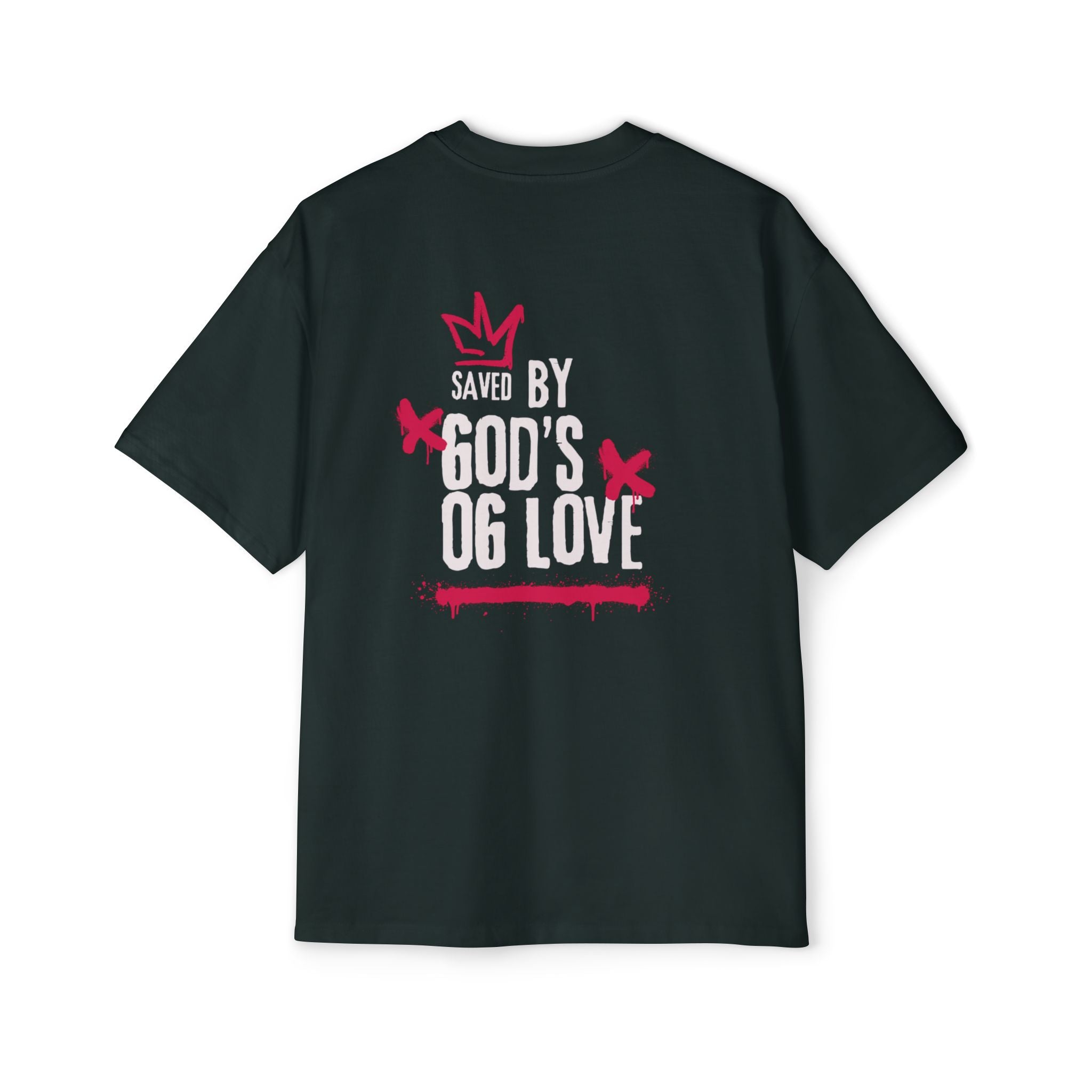 J316 Saved by Gods OG Love Oversized Dark