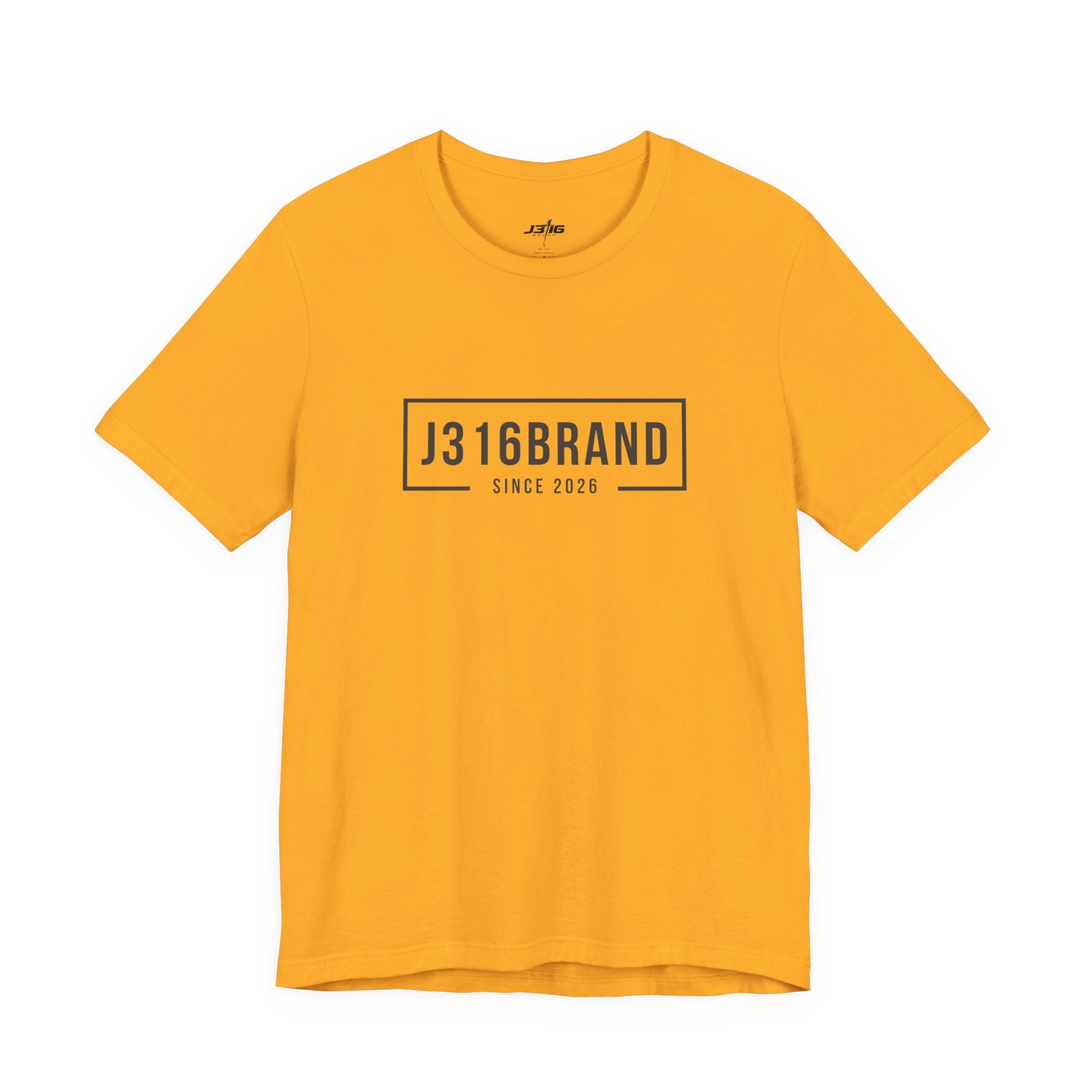 J316BRAND Graphic Tee — Minimal Box Logo T-Shirt