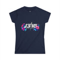 Women's Tee — 'JBIG Brand' Floral Logo Graphic Shirt