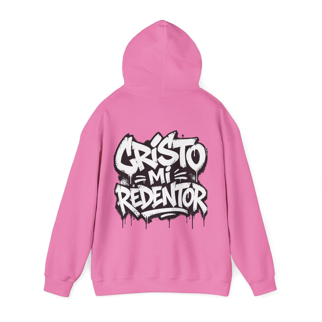 Cristo Mi Redentor Hoodie — Graffiti Christian Faith Sweatshirt
