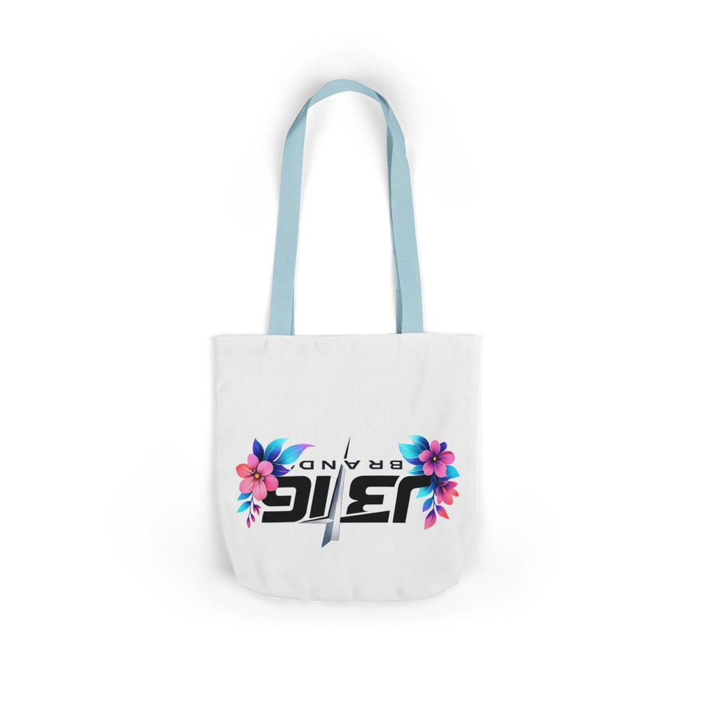 J316 Brand Floral logo canvas tote