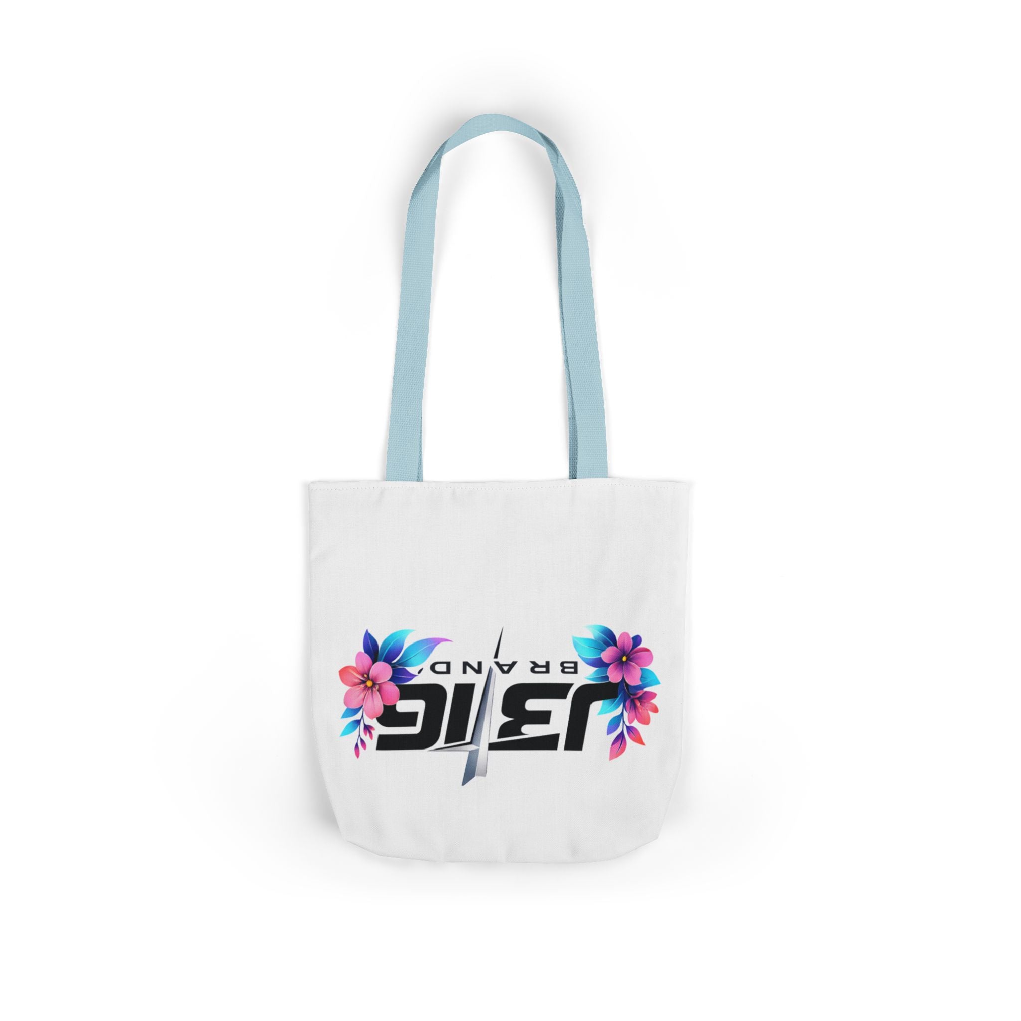 J316 Brand Floral logo canvas tote